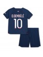 Paris Saint-Germain Ousmane Dembele #10 Replika Hemmakläder Barn 2023-24 Kortärmad (+ byxor)